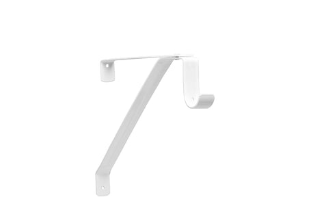 0042 Fixed Shelf and Rod Bracket with 2-1/2" Hook