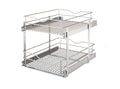 DBLMUB Pull-Out Storage with Double Height-Adjustable Wire Baskets