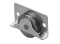 430 Ball-bearing Sheave with Flat Neoprene Wheel