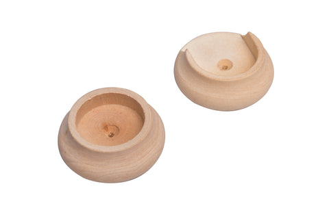 0038 Wood Closet Pole Sockets