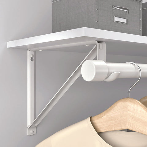 0047 Heavy-Duty Shelf and Rod Bracket Hardware Pack