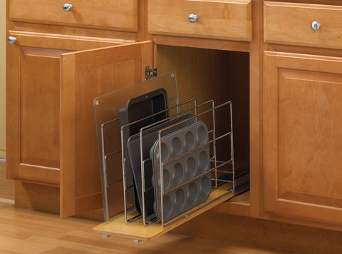 TDRO Tray Divider Roll-Out with Wood Base