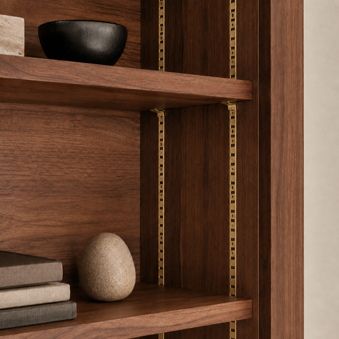 255™ Mortise-Mount Steel Pilaster Shelf Standards