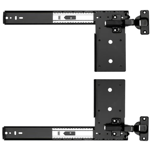 8082 3/4-Extension Pivot Door Slide with Attached Hinge Base